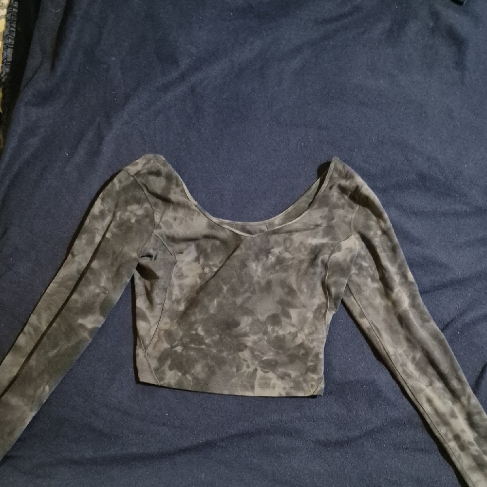 lululemon athletica Black Crop Top